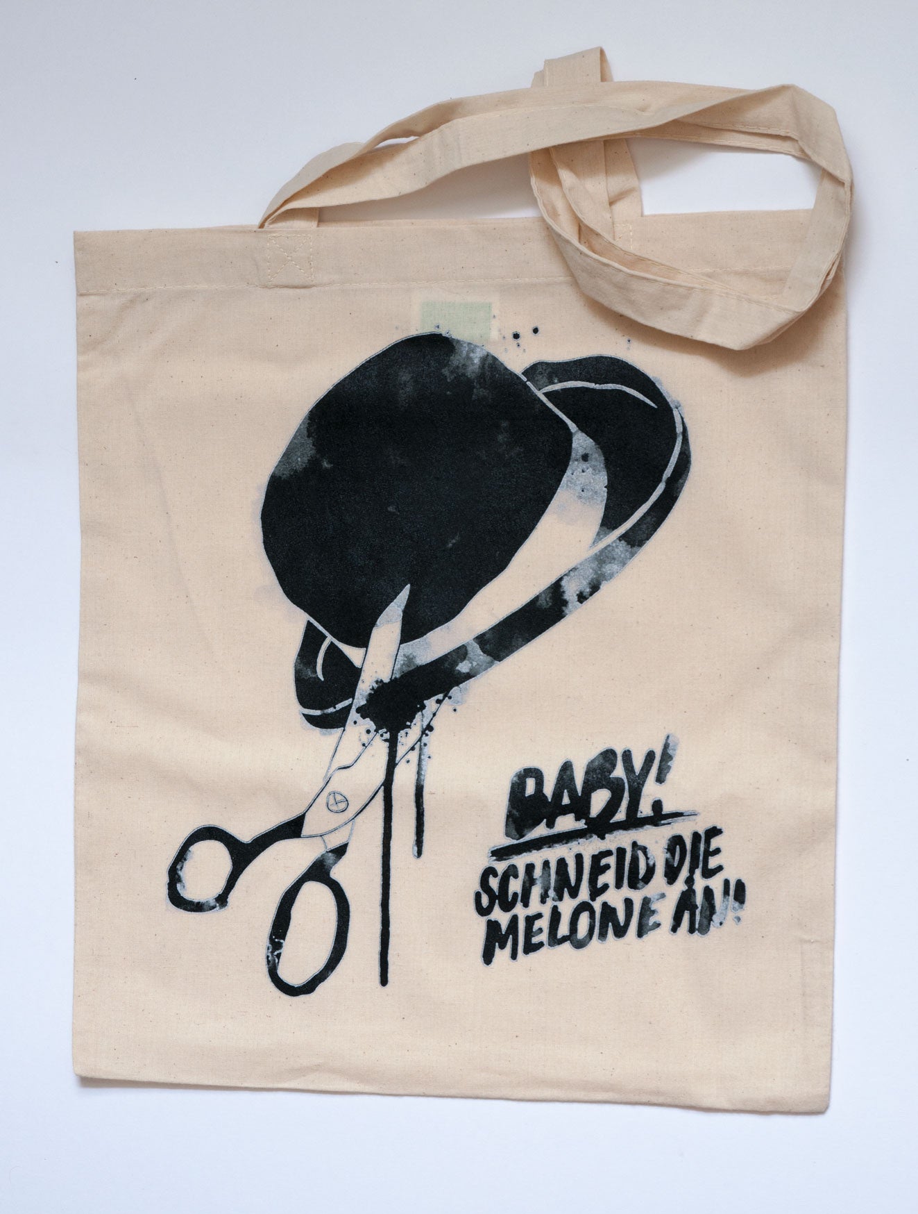 5/8erl in Ehr'n - Stofftasche - Schneid die Melone an